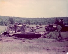 Tank Stuck in Mud